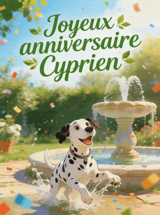 Joyeux anniversaire Cyprien - Joyeux anniversaire cyprien gif anime