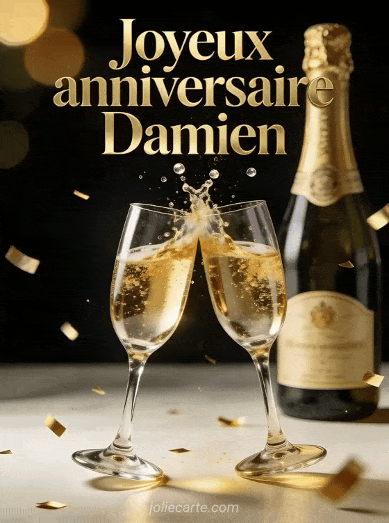 Joyeux anniversaire Damien - Joyeux anniversaire damien champagne