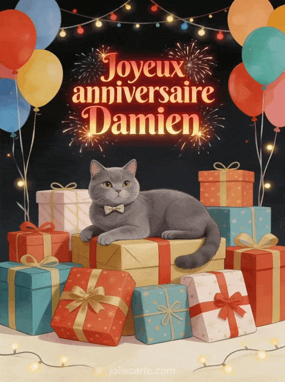 Joyeux anniversaire Damien - Joyeux anniversaire damien gif
