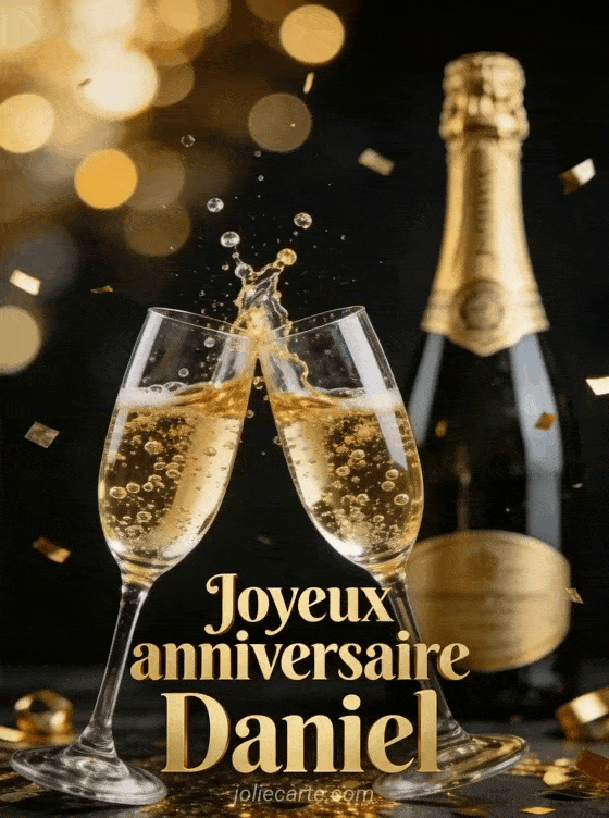 Joyeux anniversaire Daniel - Daniel champagne