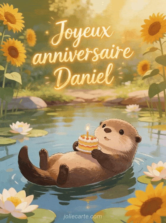 Joyeux anniversaire Daniel - Carte joyeux anniversaire daniel gratuite