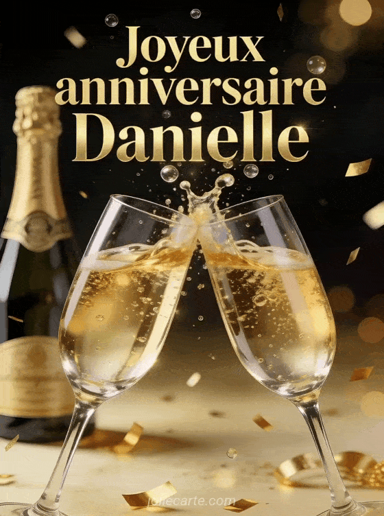 Joyeux anniversaire Danielle - Joyeux anniversaire danielle champagne