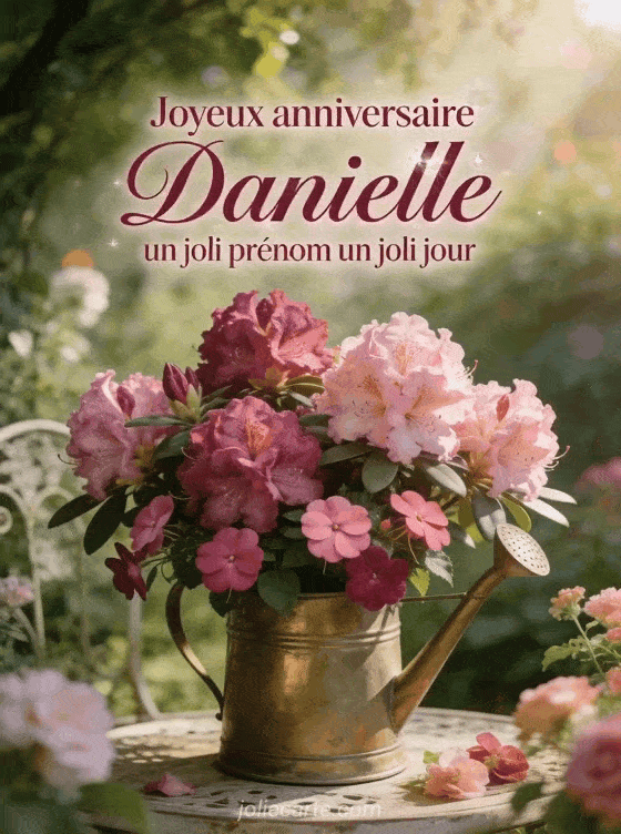 Joyeux anniversaire Danielle - Joyeux anniversaire danielle fleurs