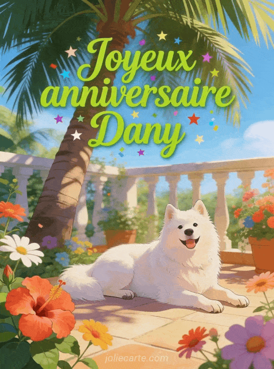 Joyeux anniversaire Dany - Carte joyeux anniversaire dany gratuite