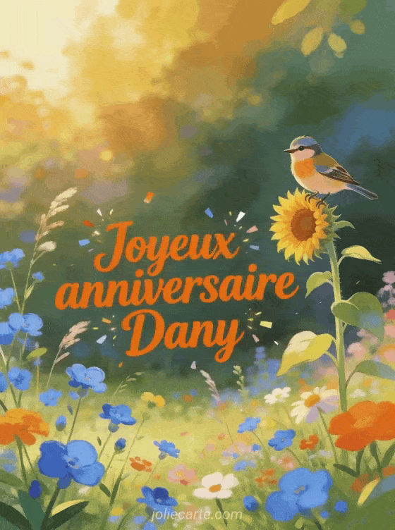 Joyeux anniversaire Dany - Joyeux anniversaire dany fleurs