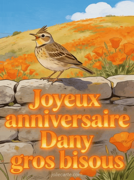 Joyeux anniversaire Dany - Joyeux anniversaire dany gros bisous
