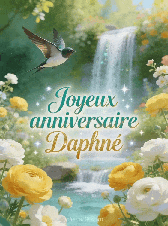 Joyeux anniversaire Daphné - Joyeux anniversaire daphne gif