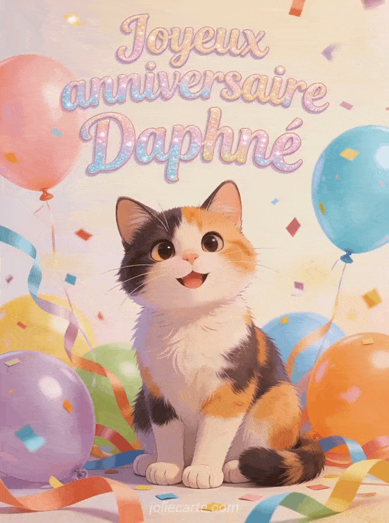 Joyeux anniversaire Daphné - Joyeux anniversaire daphne gif anime