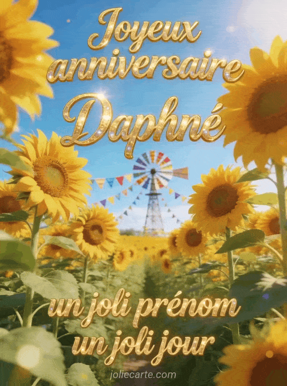 Joyeux anniversaire Daphné - Joyeux anniversaire daphne gros bisous