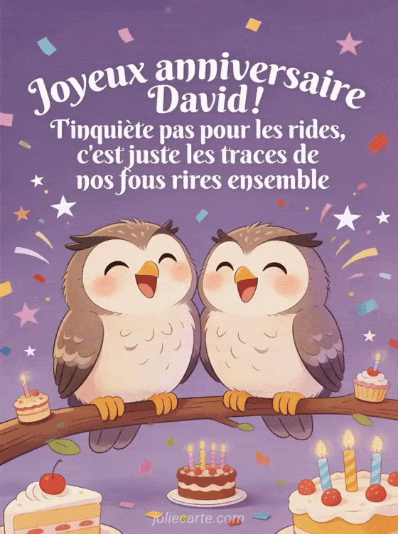 Joyeux anniversaire David - Joyeux anniversaire david rigolo