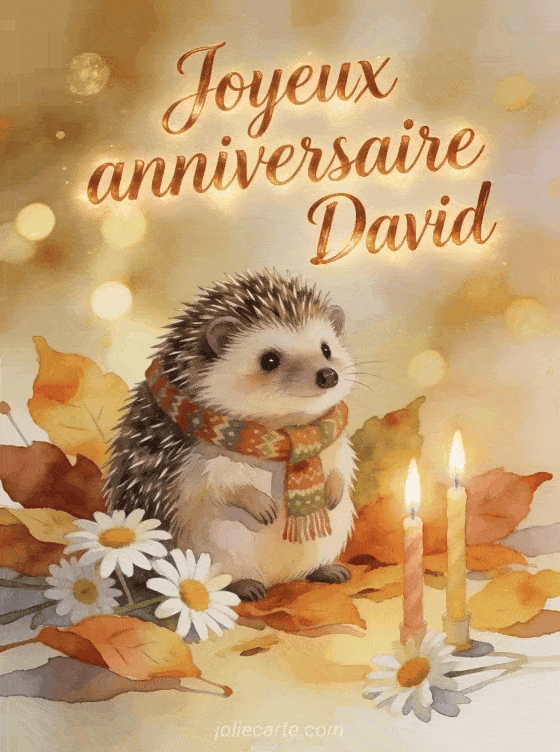 Joyeux anniversaire David - Carte joyeux anniversaire david
