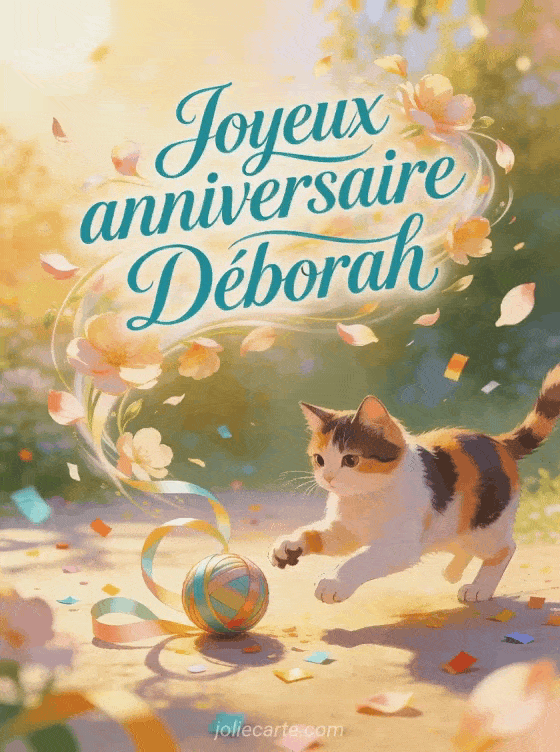 Joyeux anniversaire Déborah - Joyeux anniversaire deborah gif