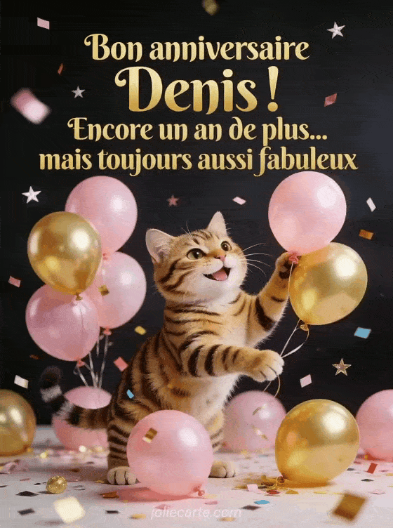 Joyeux anniversaire Denis - Bon anniversaire denis
