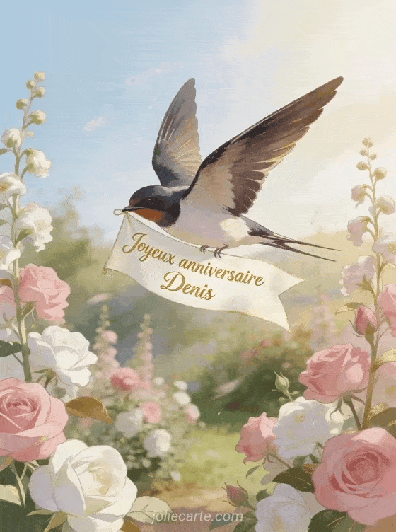 Joyeux anniversaire Denis - Carte joyeux anniversaire denis