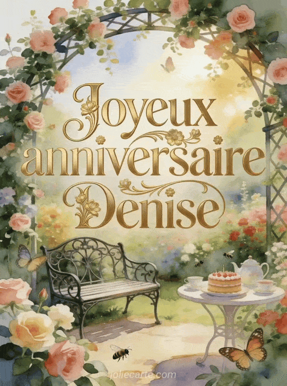 Joyeux anniversaire Denise - Joyeux anniversaire denise fille