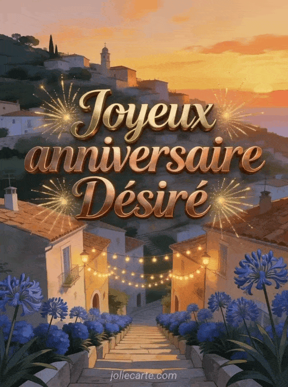 Joyeux anniversaire Désiré - Joyeux anniversaire desire gif