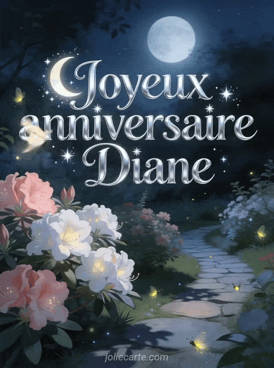Joyeux anniversaire Diane - Carte joyeux anniversaire diane gratuite