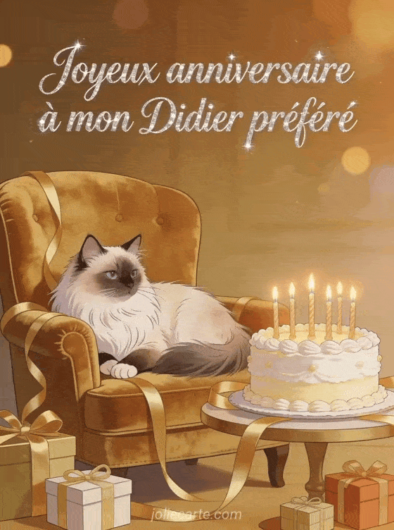 Joyeux anniversaire Didier - Carte joyeux anniversaire didier