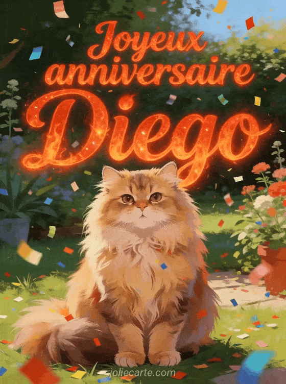 Joyeux anniversaire Diego - Carte joyeux anniversaire diego