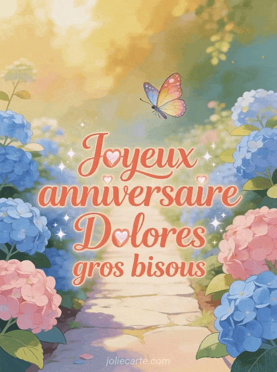 Joyeux anniversaire Dolores - Joyeux anniversaire dolores gros bisous