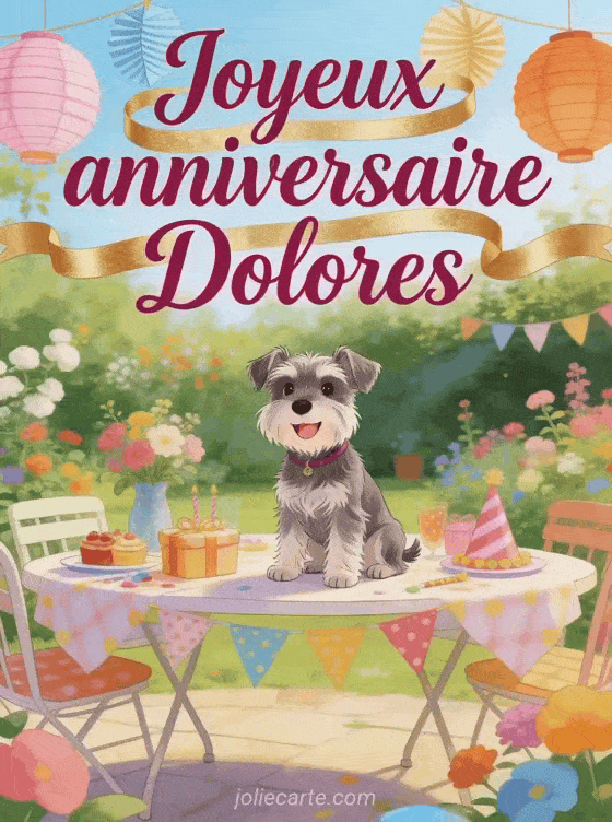 Joyeux anniversaire Dolores - Joyeux anniversaire dolores gif