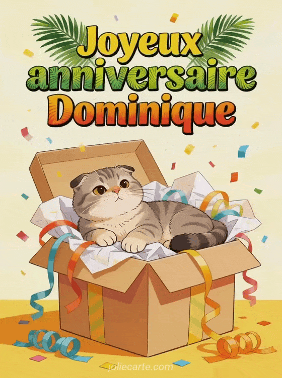 Joyeux anniversaire Dominique - Joyeux anniversaire dominique gif