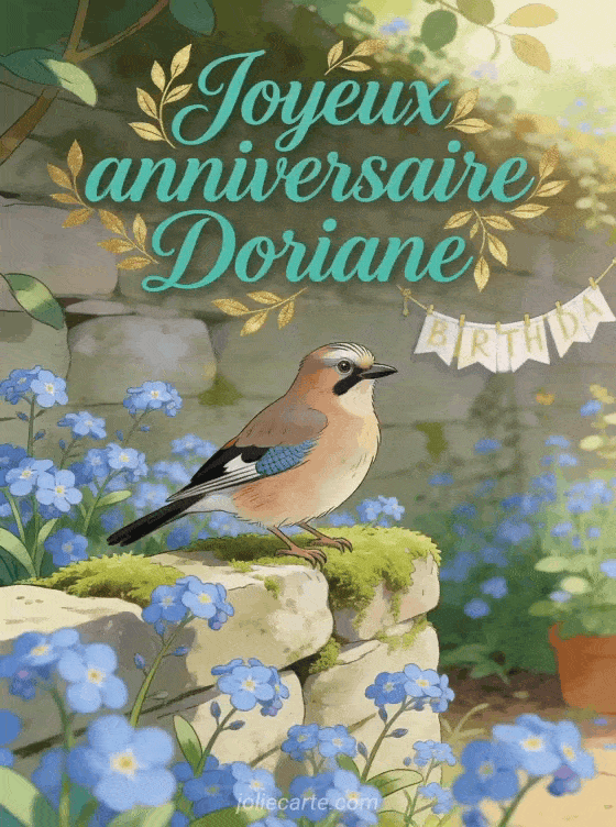 Joyeux anniversaire Doriane - Joyeux anniversaire doriane gif anime