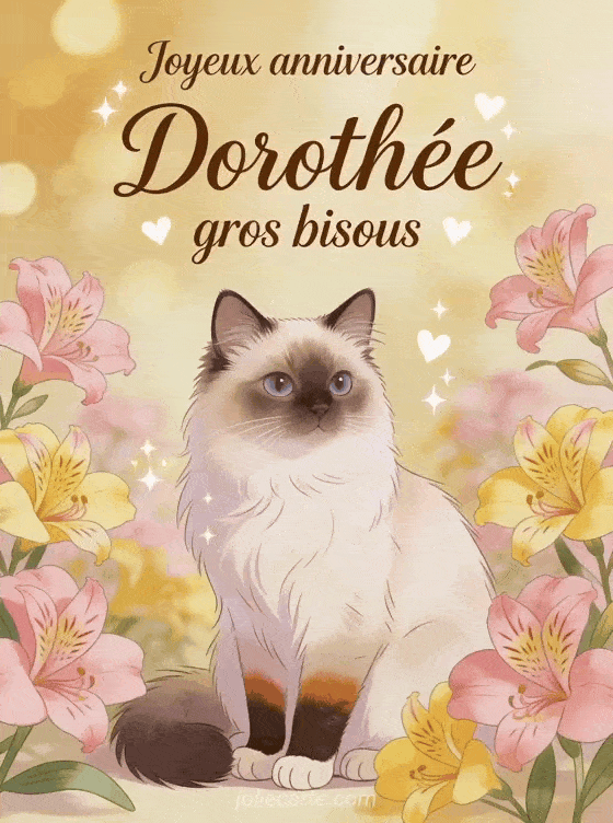 Joyeux anniversaire Dorothée - Joyeux anniversaire dorothee gros bisous