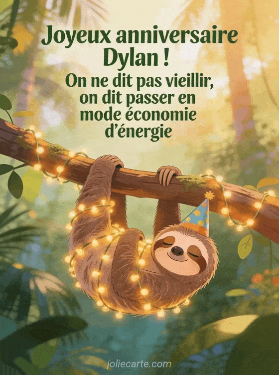 Joyeux anniversaire Dylan - Dylan humour