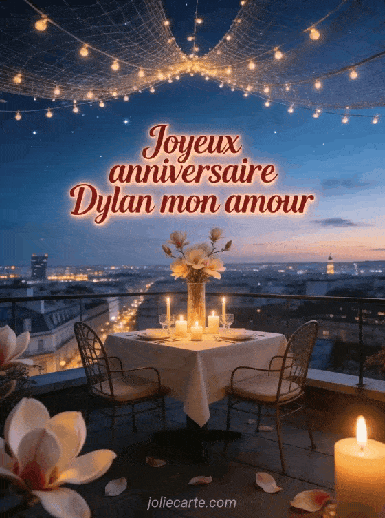 Joyeux anniversaire Dylan - Joyeux anniversaire dylan mon amour