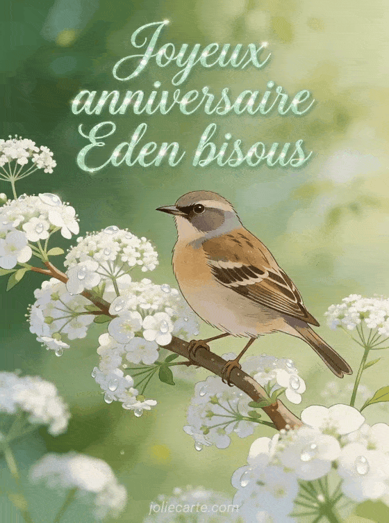 Joyeux anniversaire Eden - Joyeux anniversaire eden bisous
