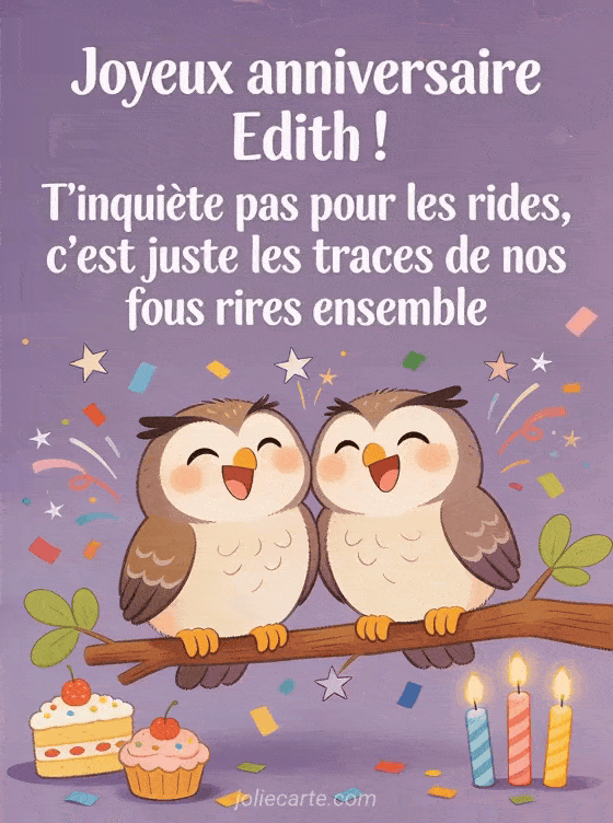 Joyeux anniversaire Edith - Joyeux anniversaire edith rigolo