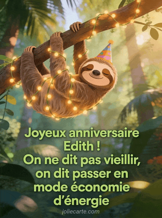 Joyeux anniversaire Edith - Edith humour
