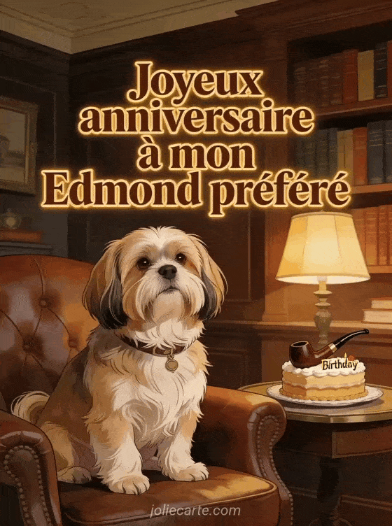 Joyeux anniversaire Edmond - Carte joyeux anniversaire edmond