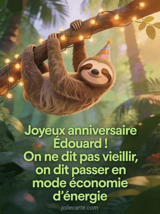 Joyeux anniversaire Edouard - Edouard humour