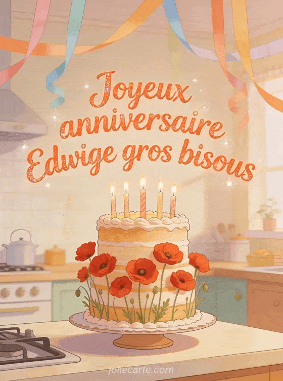 Joyeux anniversaire Edwige - Joyeux anniversaire edwige gros bisous