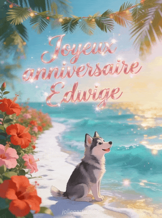 Joyeux anniversaire Edwige - Joyeux anniversaire edwige gif anime