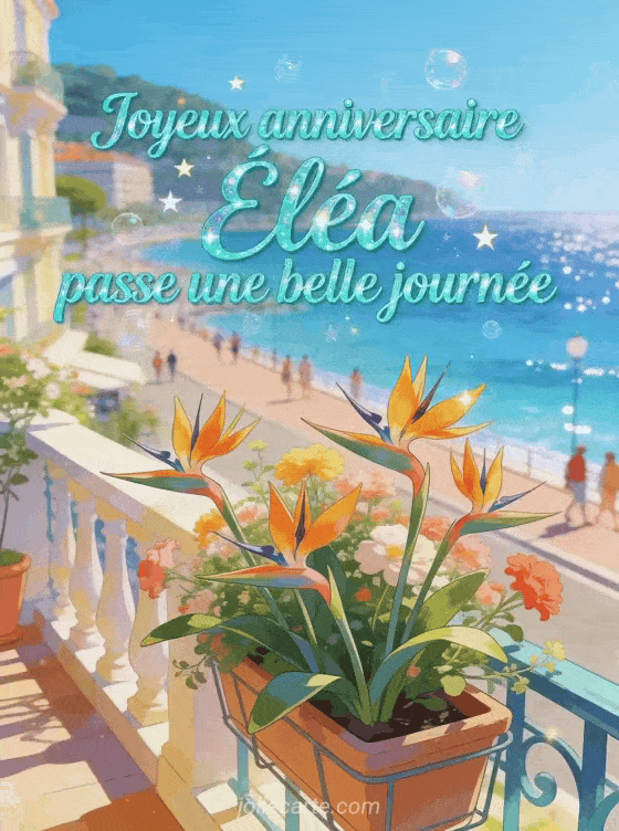 Joyeux anniversaire Éléa - Joyeux anniversaire elea gif anime