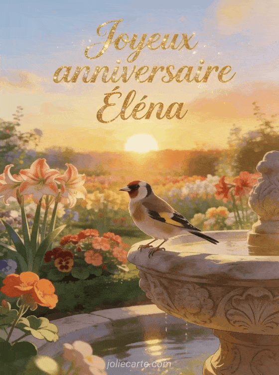Joyeux anniversaire Éléna - Joyeux anniversaire elena fleurs