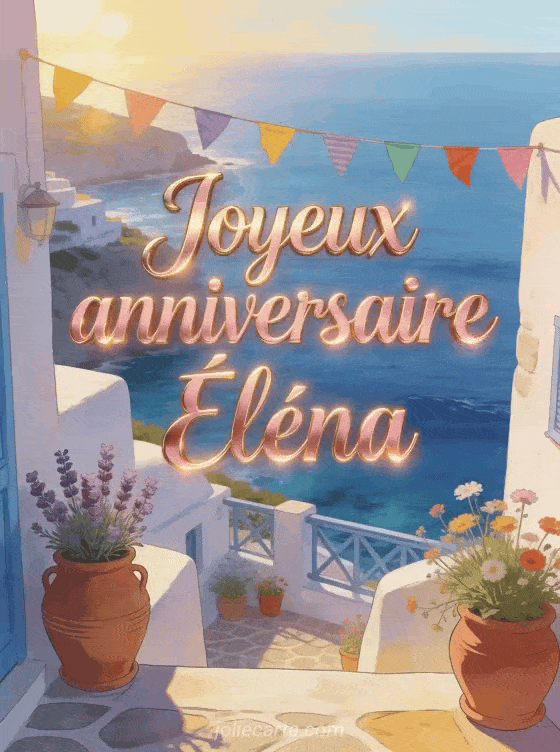 Joyeux anniversaire Éléna - Joyeux anniversaire elena gif