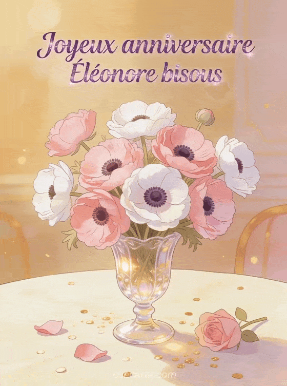 Joyeux anniversaire Éléonore - Joyeux anniversaire eleonore bisous