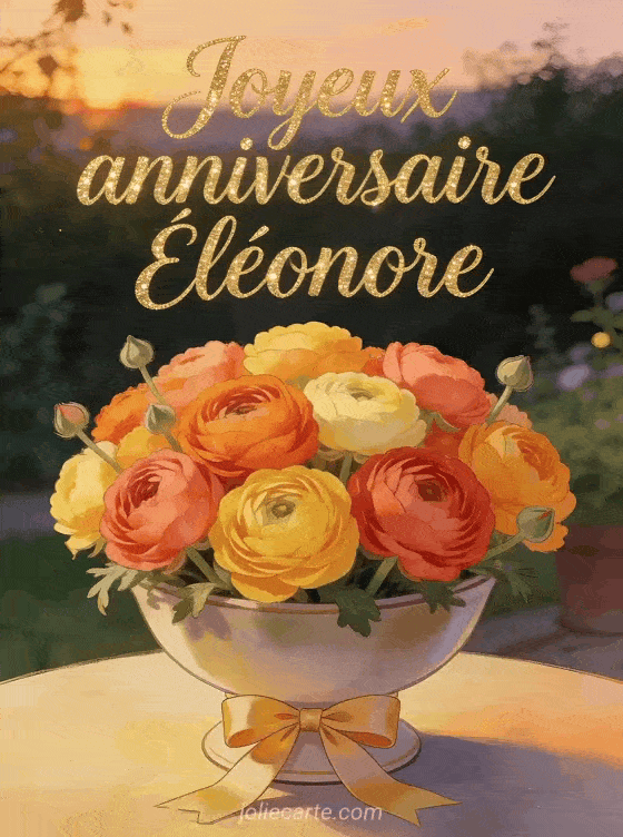 Joyeux anniversaire Éléonore - Carte joyeux anniversaire eleonore gratuite
