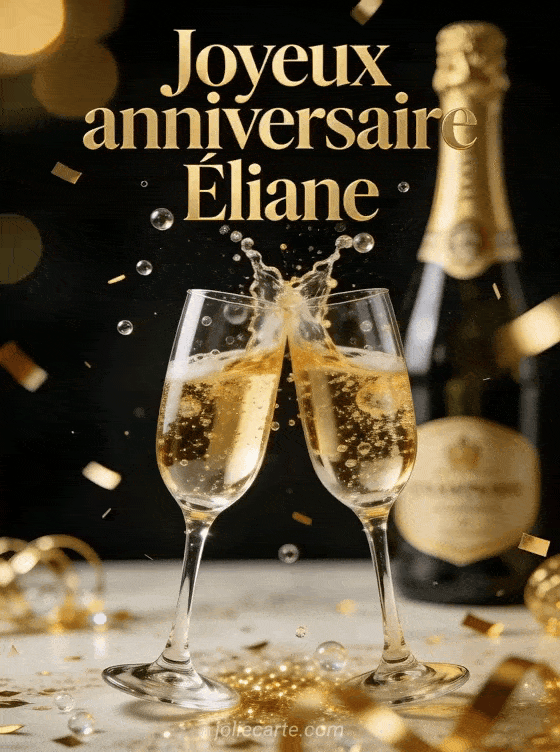 Joyeux anniversaire Éliane - Joyeux anniversaire eliane champagne