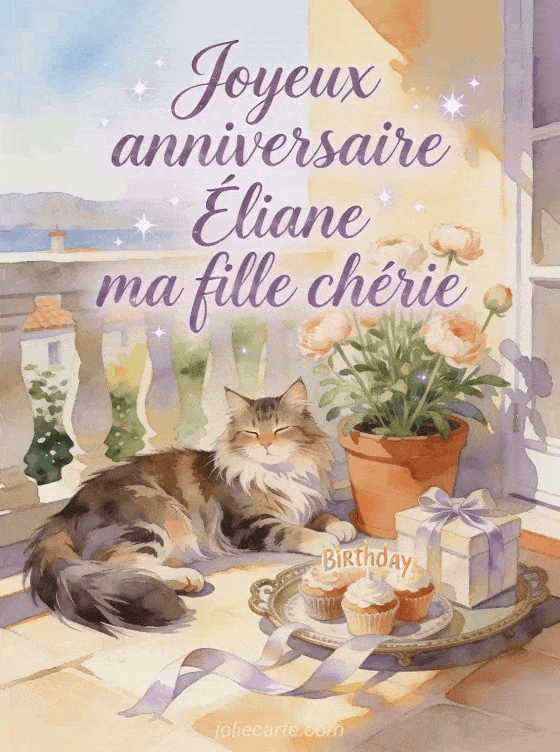Joyeux anniversaire Éliane - Joyeux anniversaire eliane ma fille