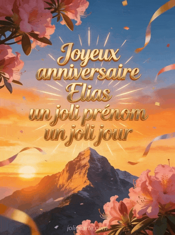 Joyeux anniversaire Elias - Joyeux anniversaire elias image