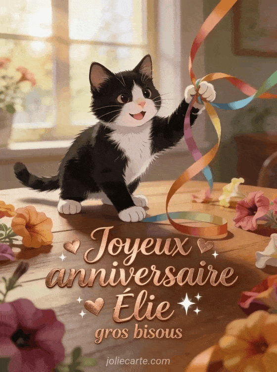 Joyeux anniversaire Élie - Joyeux anniversaire elie gros bisous