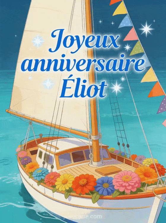 Joyeux anniversaire Éliot - Joyeux anniversaire eliot gif anime