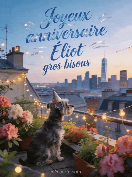 Joyeux anniversaire Éliot - Joyeux anniversaire eliot gros bisous