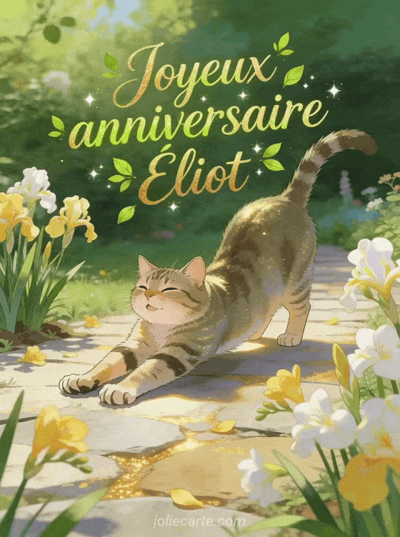 Joyeux anniversaire Éliot - Joyeux anniversaire eliot fleurs