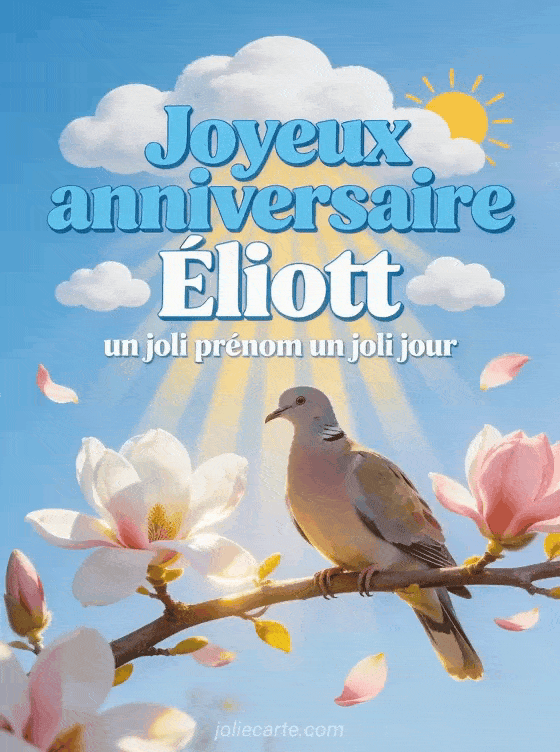 Joyeux anniversaire Éliott - Joyeux anniversaire eliott gif anime